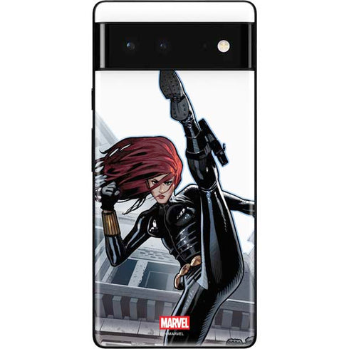 Marvel Black Widow High Kick Google Pixel 6 Skin